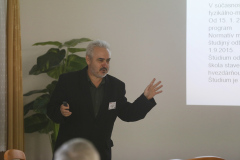 Marián Vidovenec predstavil Pomaturitné štúdium astronómie v Hurbanove, ktoré v tomto roku oslavuje 50 rokov. (Foto: Pavol Rapavý)