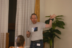 Roman Nagy predstavil astronomické vzdelávacie aktivity na pôde Univerzity Komenského v Bratislave. (Foto: Pavol Rapavý)