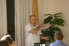 Ján Mäsiar predstavil činnosť astronómov v Žilinskom kraji. (Foto: Pavol Rapavý)