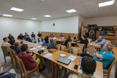 Účastníci konferencie Astronomické Slovensko 2023 počas panelovej diskusie. (Foto: Samuel Amrich)